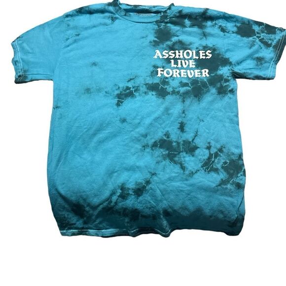 COPY - Assholes Live Forever Tie Dye T-shirt New - Picture 3 of 5
